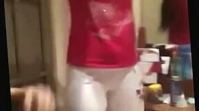 damn, this hot indian girl shakes it wild dancing private with her friends.