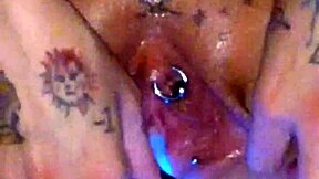 Wanna see my piss hole stretch further? Wet pussy cums hard big tits glow!