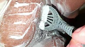 come watch me shave my fat bbw pussy smooth and bare