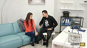 hunt4k pays big for hot czech teen wife doggystyle while hubby watches cuckold style