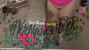 oh fuck this trashy milf squirts hard over cam playing submissive with egg vibrator