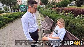 Vip4k Cute Blonde Cheats Boyfriend Fucks Stranger For Cash