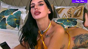 Isn't Amy Blair's Big Titty Tease in Sexy Lingerie and Ass Wiggle Too Hot?