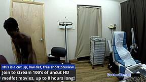 dr tampa gives neighbor rina arem first wild gyno exam!