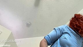 Step-sister's cfnm femdom exam leads to gloved handjob explosion full vid!