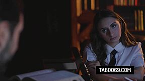 Pervert Priest Pounds Penelope Kay's Virgin Teen Ass Doggystyle Deepthroat Rough