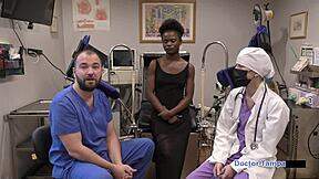 dr tampa gives neighbor rina arem first wild gyno exam!