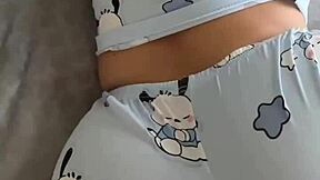 woke up stepsister's wet shaved pussy