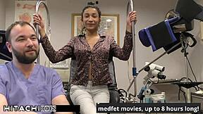 nurse miss mars straps down patient for forced hitachi vibes, making her squirt orgasms non-stop in hospital.