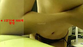 Bagel Soo Strips Teasingly Ripping Clothes in Seductive Display