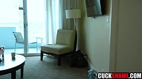 Asian Milf Wife Cucks Old Husband on Holiday Vacation