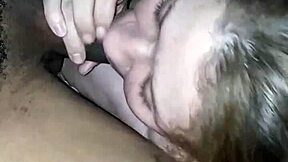 Wife Sucks Shaved Big Black Monster Cock POV