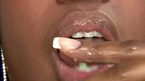 Angel Eyes Black Pussy Stuffed With Cum