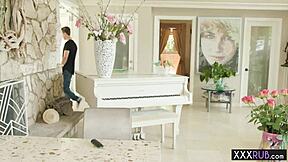 Small Tits Redhead Teen Massages Stepbro Into Hardcore Blowjob Ass Fuck