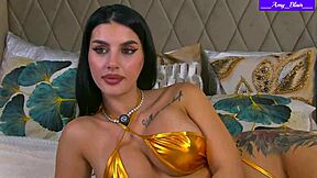 Isn't Amy Blair's Big Titty Tease in Sexy Lingerie and Ass Wiggle Too Hot?