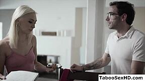 teacher, your old cock feels so good stretching my tight teen pussy while i suck