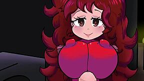 your best friend's girlfriend sneaks away for a secret titty fuck and cum blast