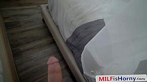 Stepmom Courtney Taylor hungers for stepsons monster cock pounding