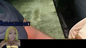 Fat ebony milf slurps wet on neighbor boyfriend's monster bbc