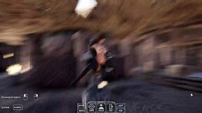 Lara Croft's massive tits bounce as monster BBC explores her cave in 3D hentai animation creampie