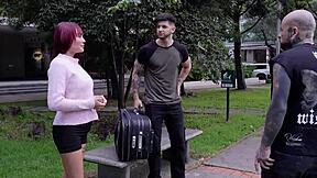 hey neighbors want this young colombian riding your cocks milking cum from small tits?