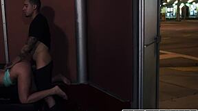 Petite Teen Valerie White Endures Brutal Outdoor Cock Pounding