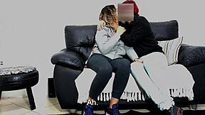 Hey son watch stepdad test your girlfriends pussy with doggystyle facial