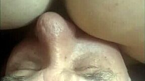 What hides beneath that upper view cunnilingus tease?