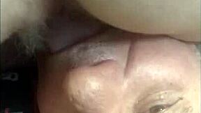 What hides beneath that upper view cunnilingus tease?