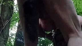 you ready to see french slave ponygirl bound and fucked outdoors like a whore??