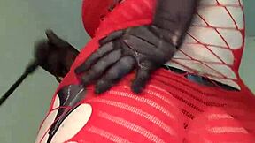 watch me slap this big ass and tits with riding crop all over...