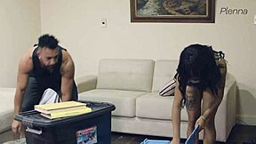 oscar luz, luana real rides your cock sweaty after move-in sex?