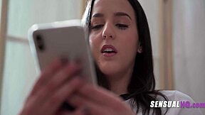 Her cheating cunt tastes so sweet as fingers tease clit during sensual lesbian scissoring kiss