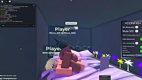 egyptian slut gets pounded hard in roblox condo game by arab cock!