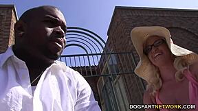 Whitney Grace Stretches Ass on Huge Black Monster Cock