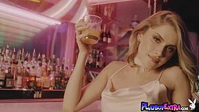 i'm watching this passionate natural blonde teen amelia strip naked on the bar counter