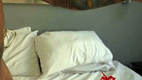 Latina sucks naughty cousin in aunt's room