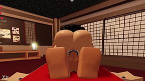Roblox Hot Elf Japanese Milf Gets Intense Hardcore Fucking Action