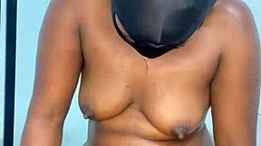 curvy teen slut oils juicy pussy masturbates toilet