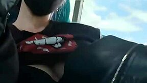 Blakeproductions Public Bus Blowjob Deepthroat Creampie Doggystyle Ride