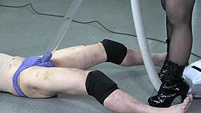 Japanese Femdom Tomeki Forces Boot Licking and Balls Vacuum Sucking