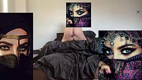 Morning Yoga Stretching Turns into BBC Masturbation for Slutty Big Boob White Girl!