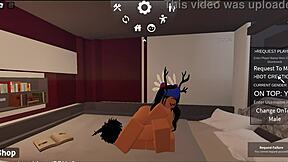 bitch bends over for emo fan's hard doggystyle pounding and creampie finish