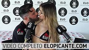 Elo Podcast Sucks Veve Valencia's Tits in Spanish Interview