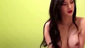 i love how my korean college friend bends me over doggystyle fucking my cute pussy creampie in room