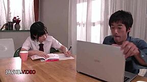 These steamy Japanese babes nail blowjobs then ride hard in uncensored JAV fuckfest