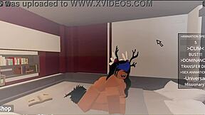 bitch bends over for emo fan's hard doggystyle pounding and creampie finish