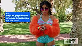 Jena Larose Gulps Nade Nastys Huge Dick Up Ass!