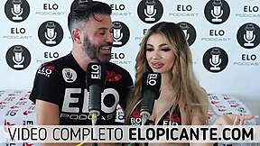 Elo Podcast Sucks Veve Valencia's Tits in Spanish Interview