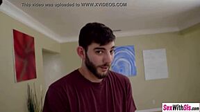 guy spies stepsis alexa grace's big ass with xray glasses